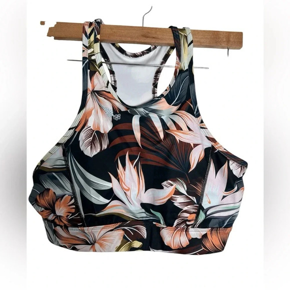 The Free Yoga Women’s Size Large Sports Bra- Floral Pattern - Picture 1 of 4